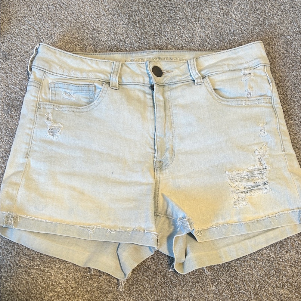 American Eagle Outfitters Light Wash Jean Shorts